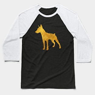 Doberman golden art Baseball T-Shirt